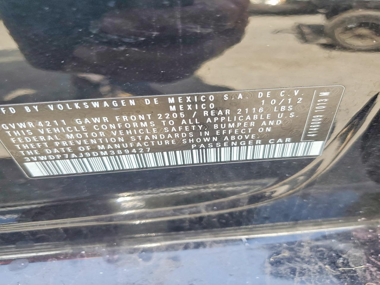 2013 VOLKSWAGEN JETTA