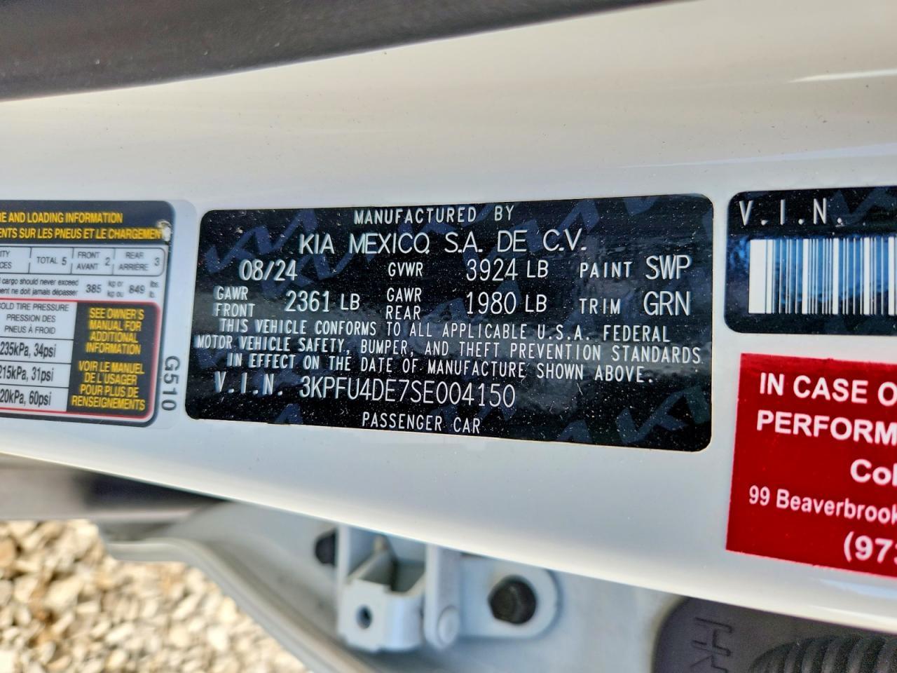 2025 KIA K4