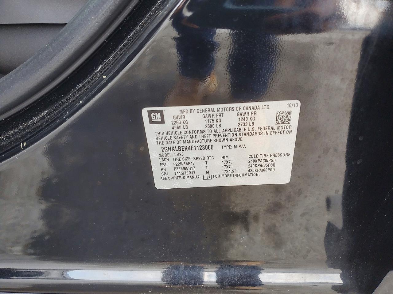 2014 CHEVROLET EQUINOX
