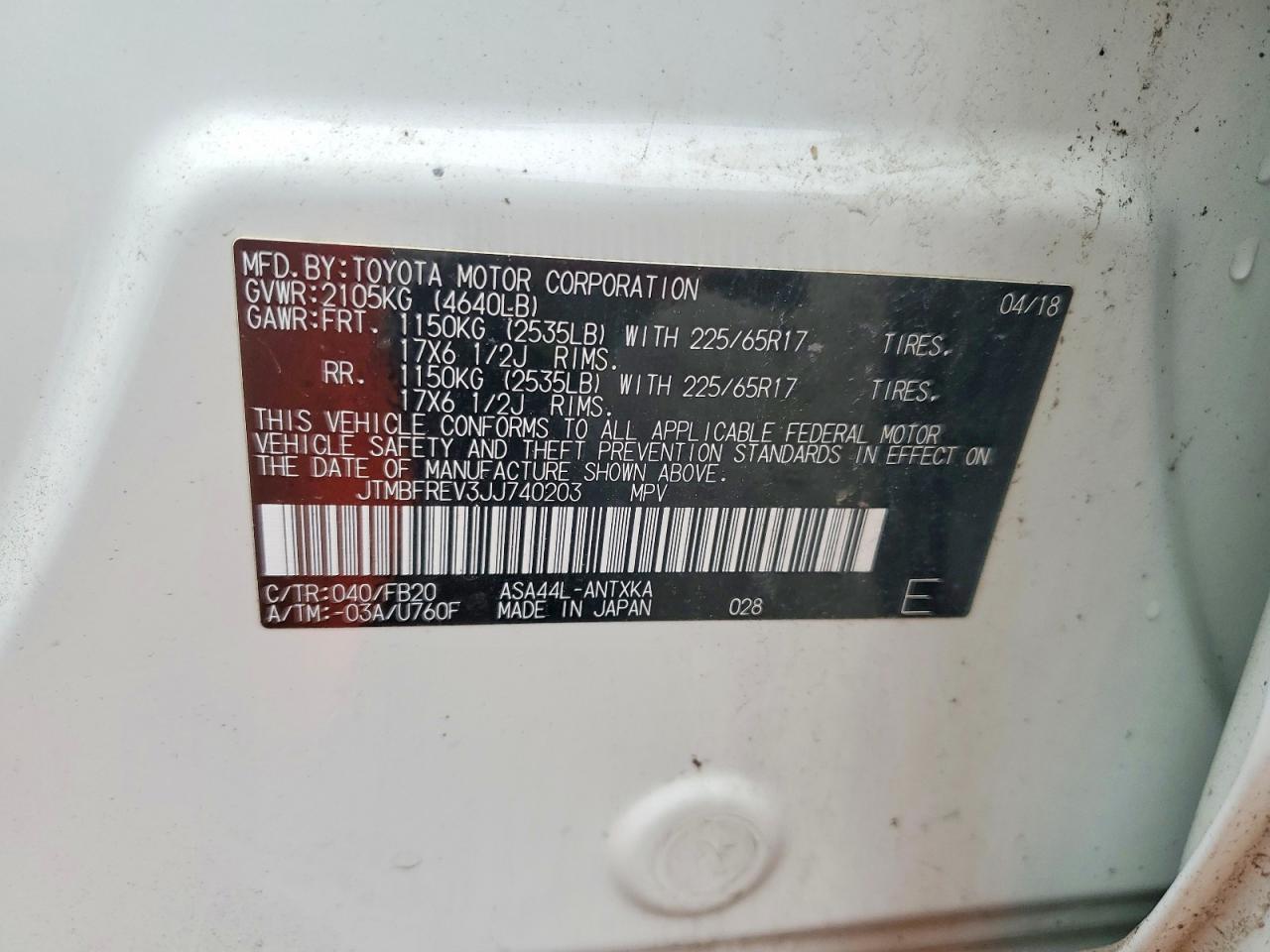 2018 TOYOTA RAV4