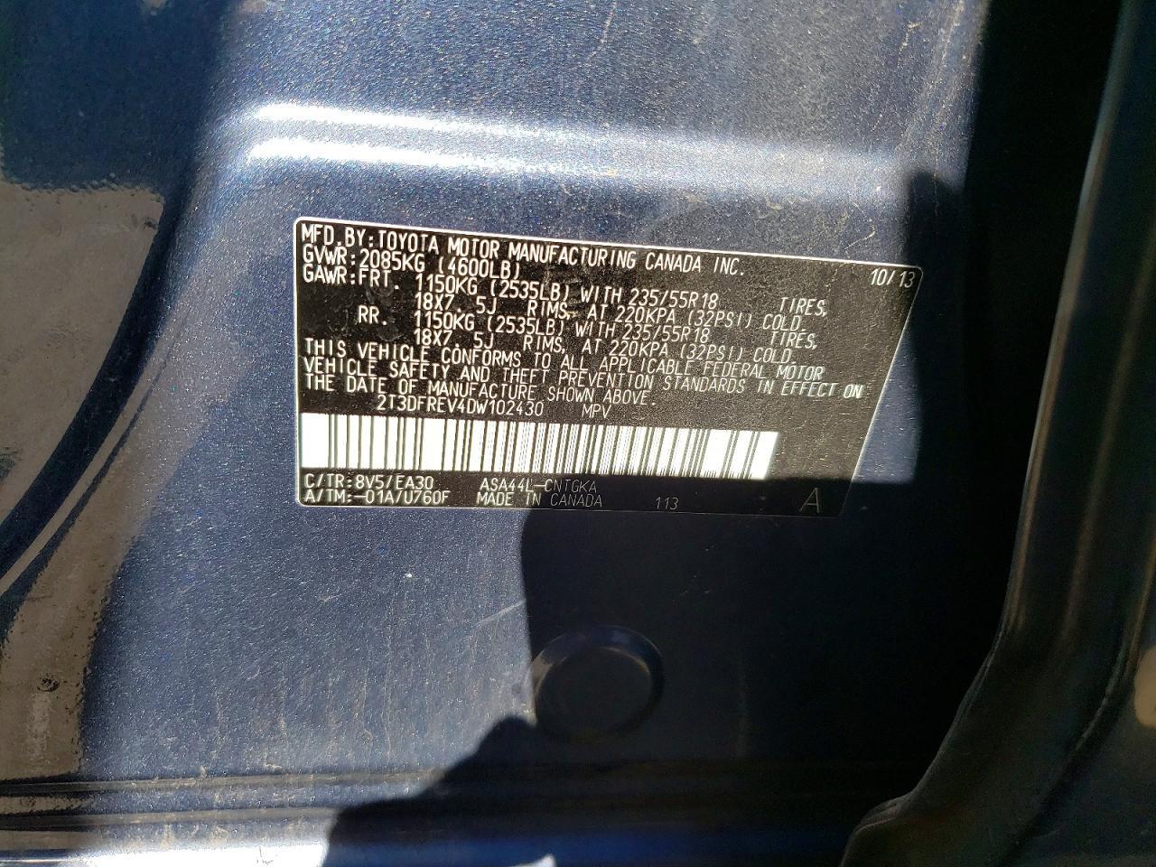 2013 TOYOTA RAV4