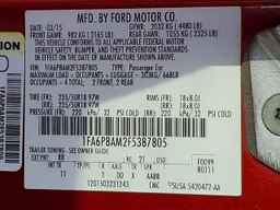 2015 FORD MUSTANG