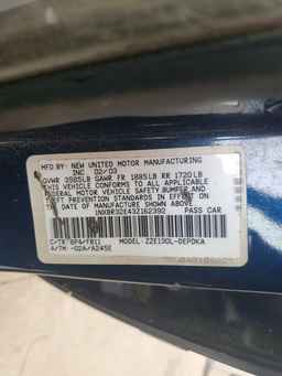 2003 TOYOTA COROLLA