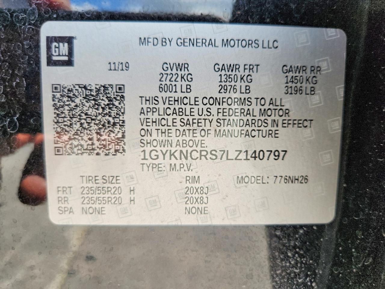 2020 CADILLAC XT5