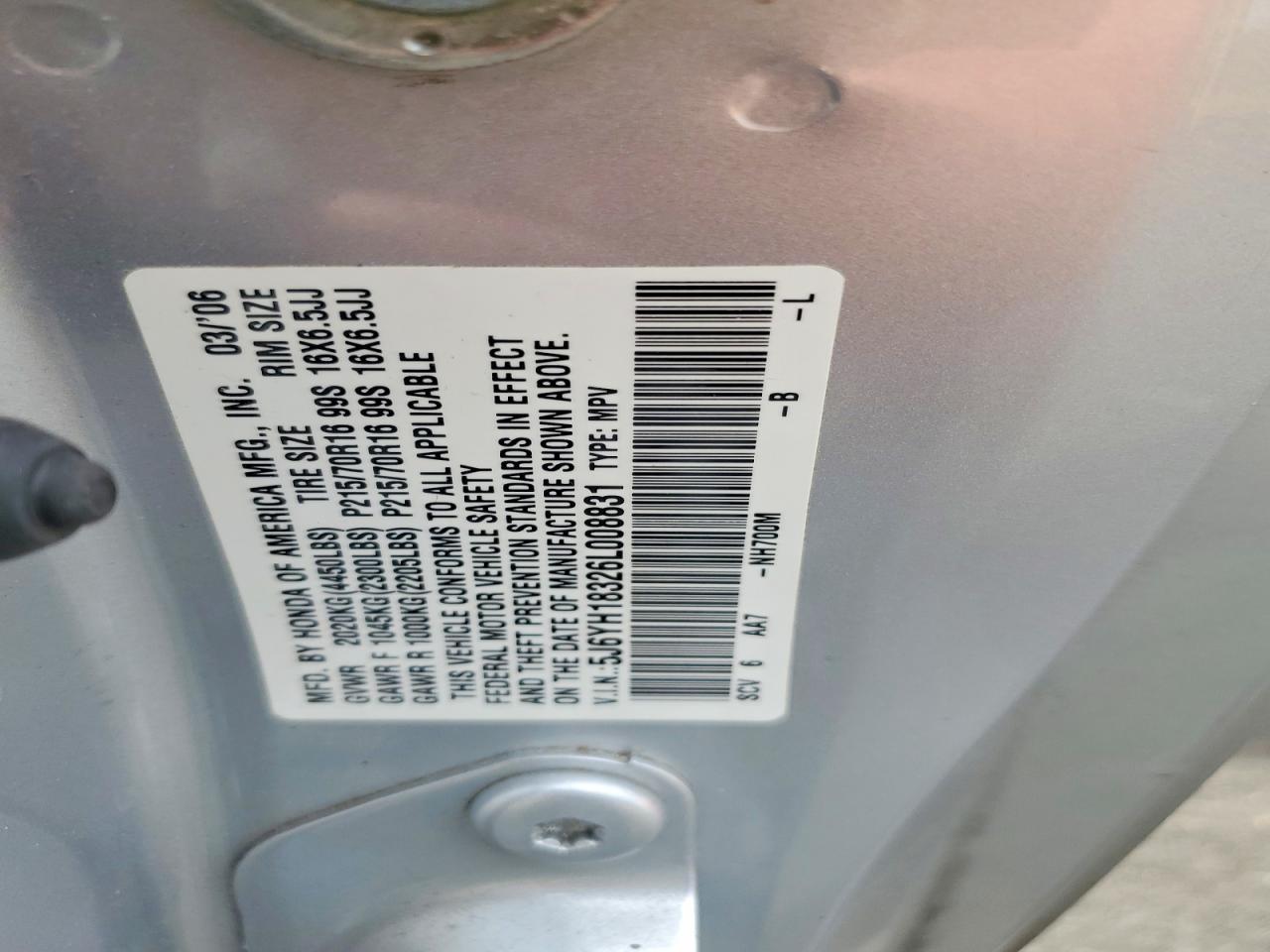 2006 HONDA Element