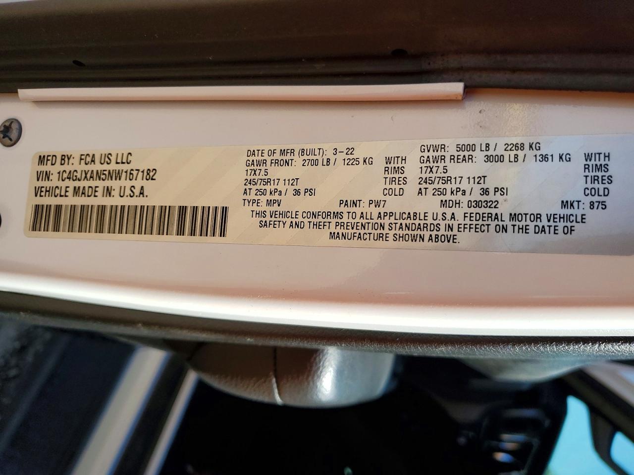 2022 JEEP WRANGLER