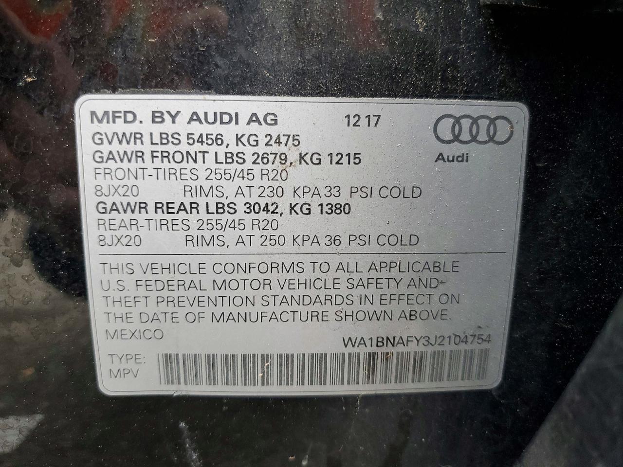2018 AUDI Q5
