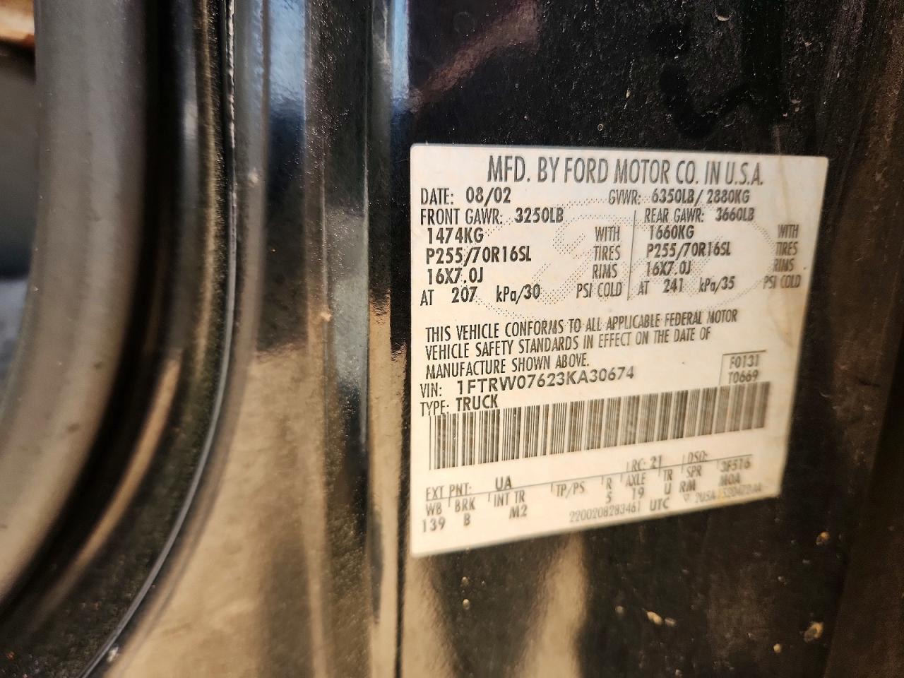 2003 FORD F-150 Lightning