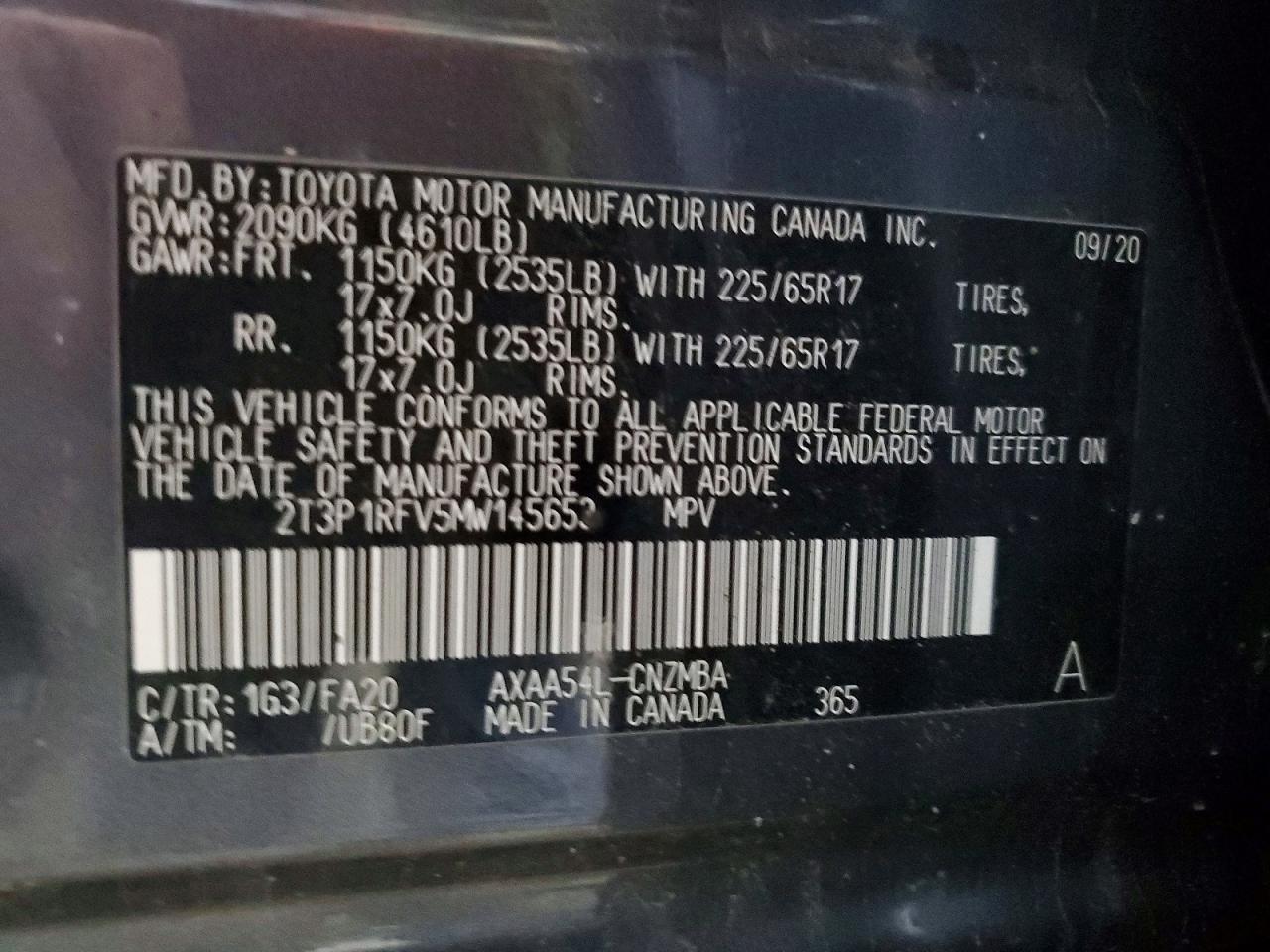 2021 TOYOTA RAV4