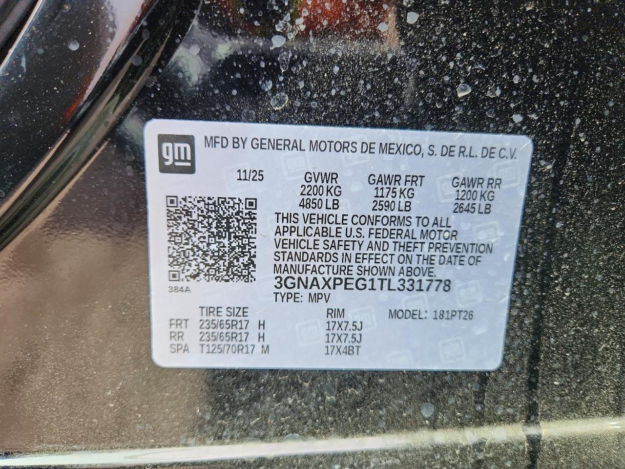 2026 CHEVROLET EQUINOX