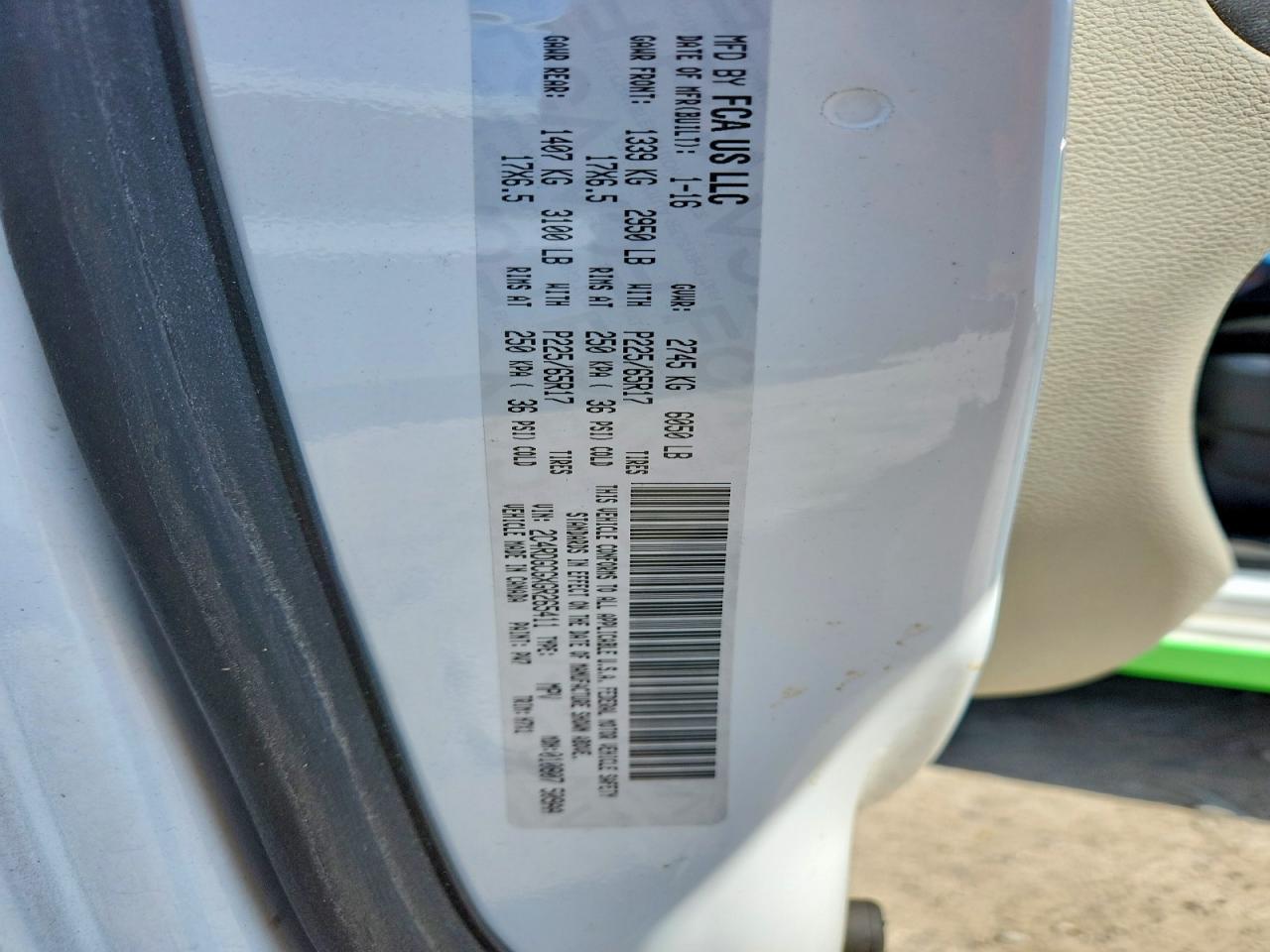 2016 DODGE GRAND CARAVAN