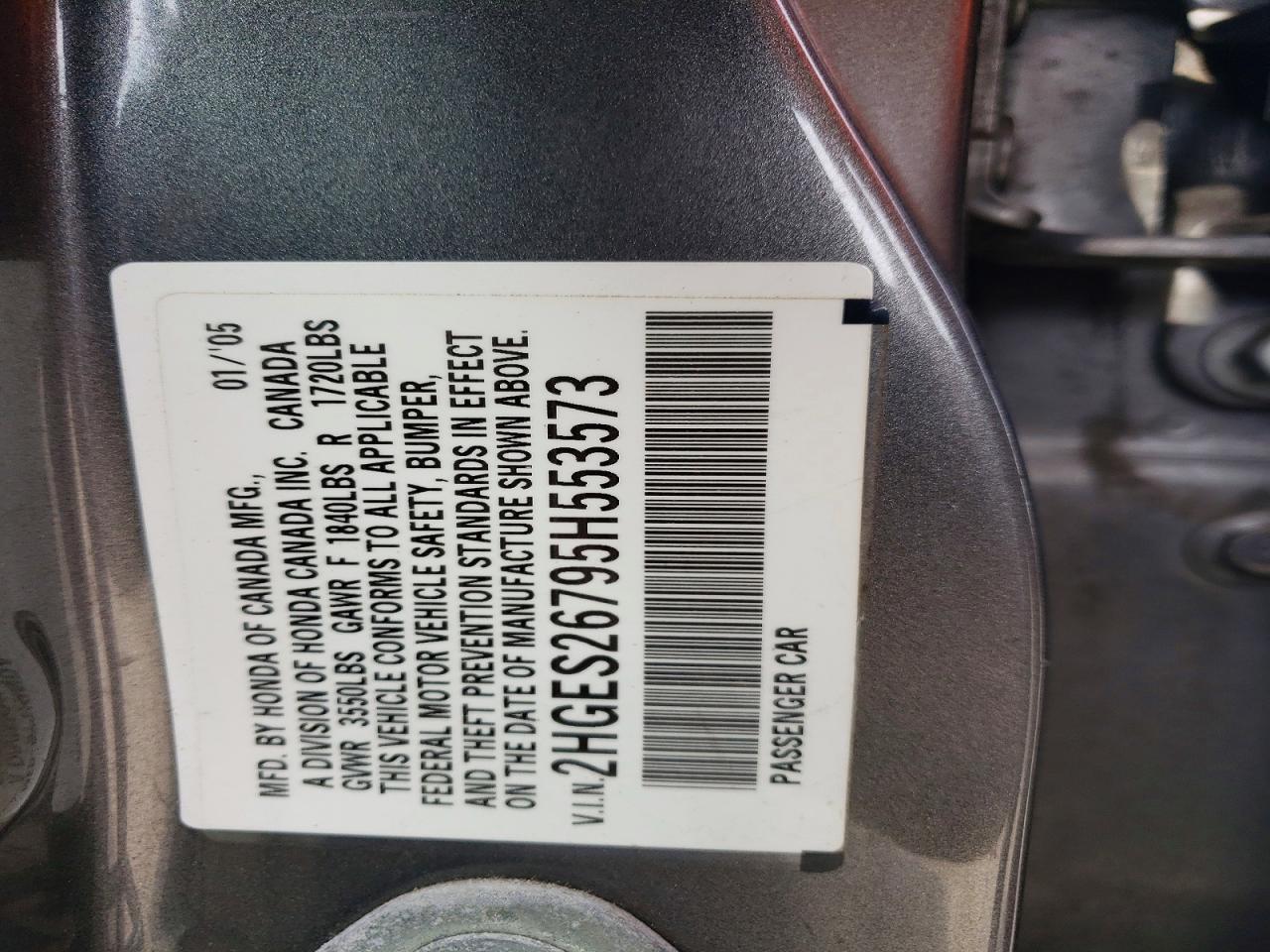 2005 HONDA CIVIC
