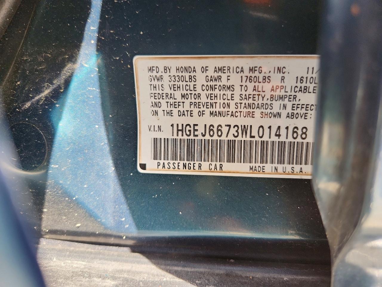 1998 HONDA CIVIC