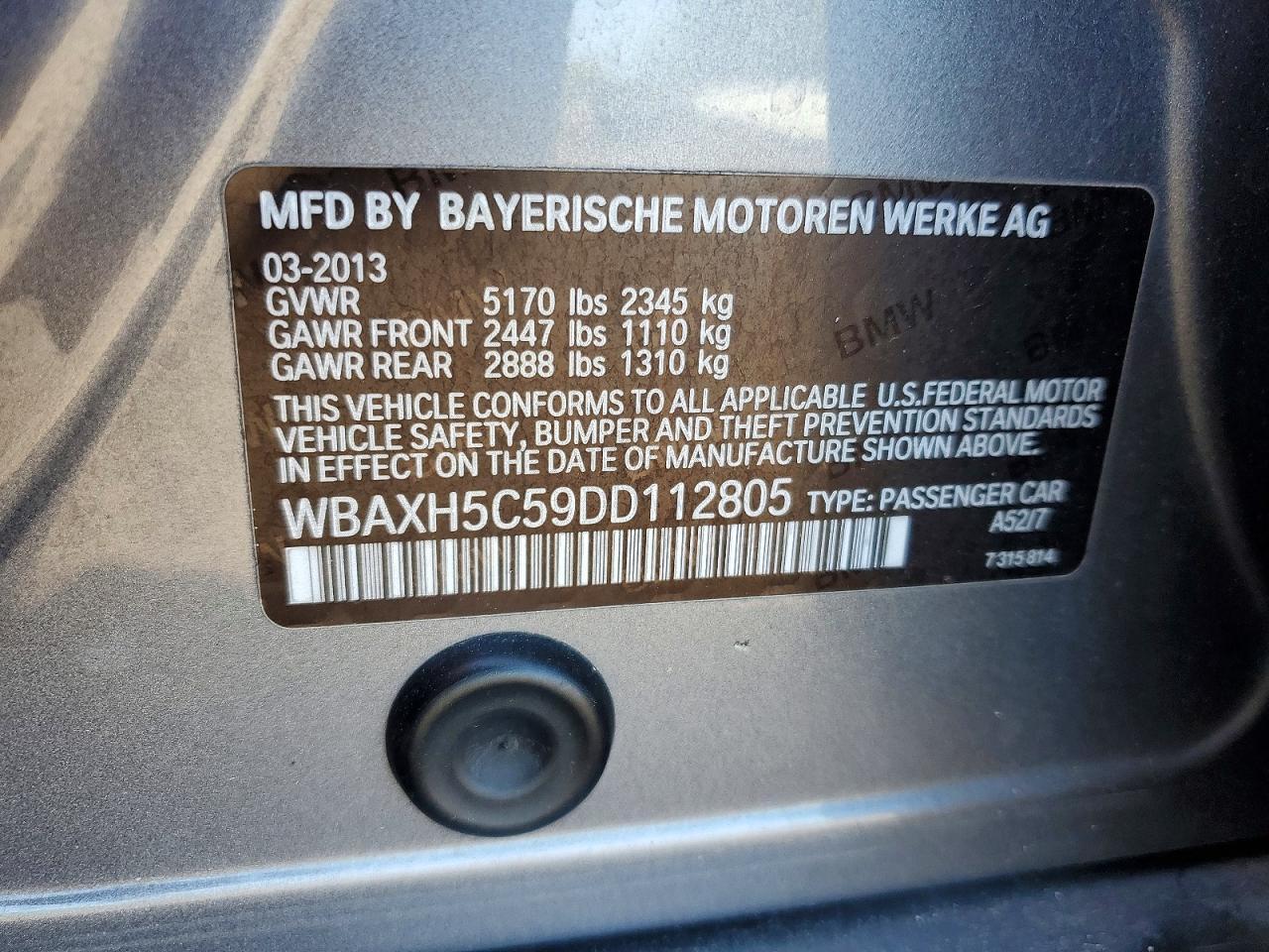 2013 BMW 5 series