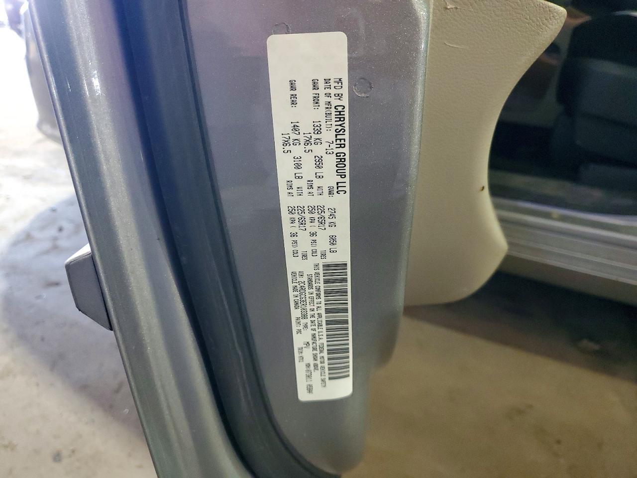 2014 DODGE GRAND CARAVAN