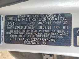 2016 KIA RIO