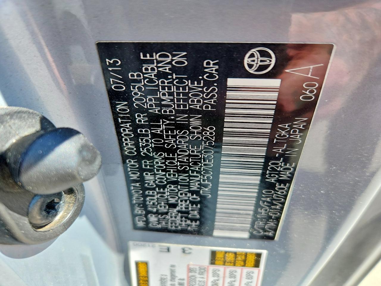 2014 TOYOTA SCION