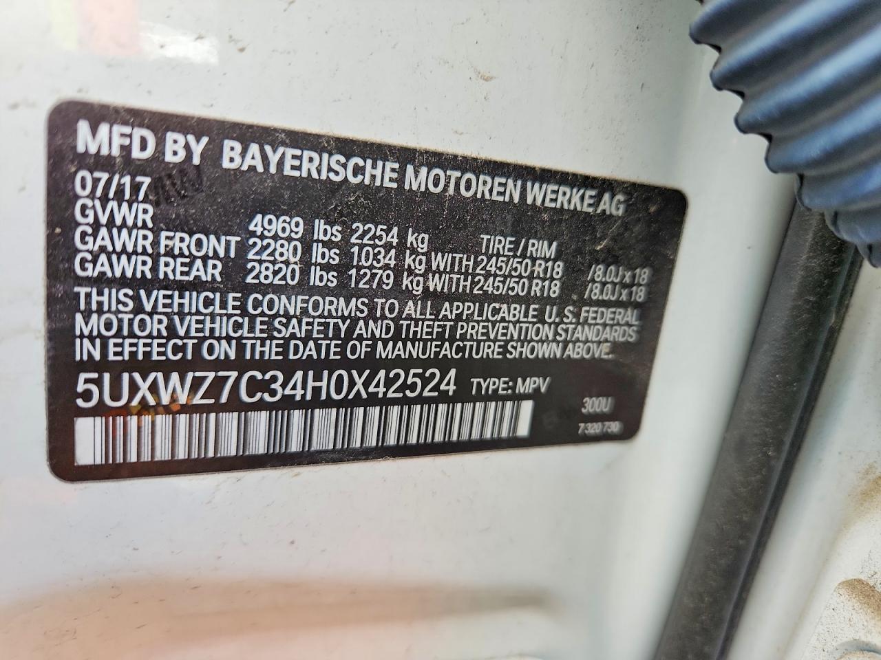 2017 BMW X3