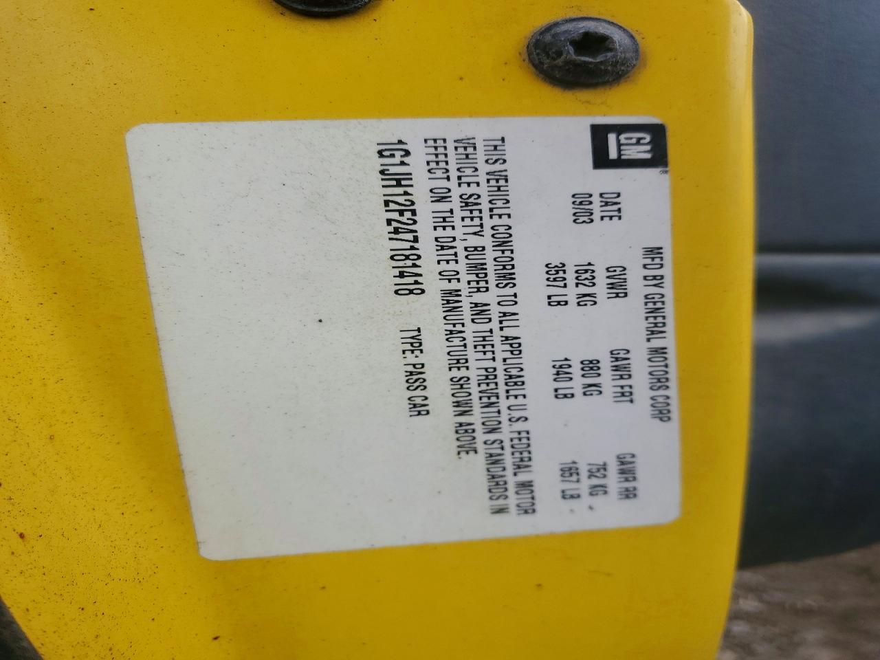 2005 CHEVROLET Caviler