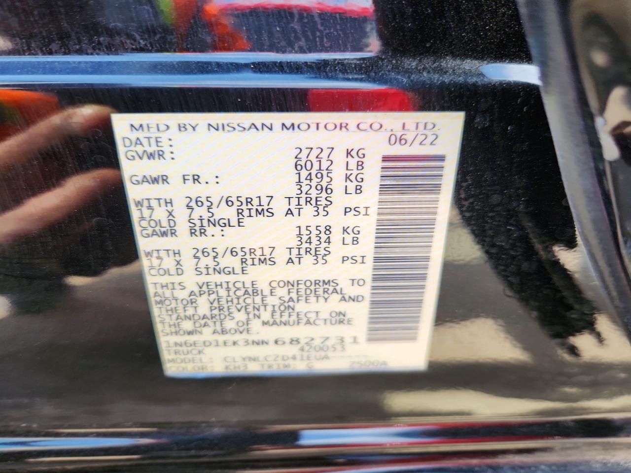 2022 NISSAN Frontier