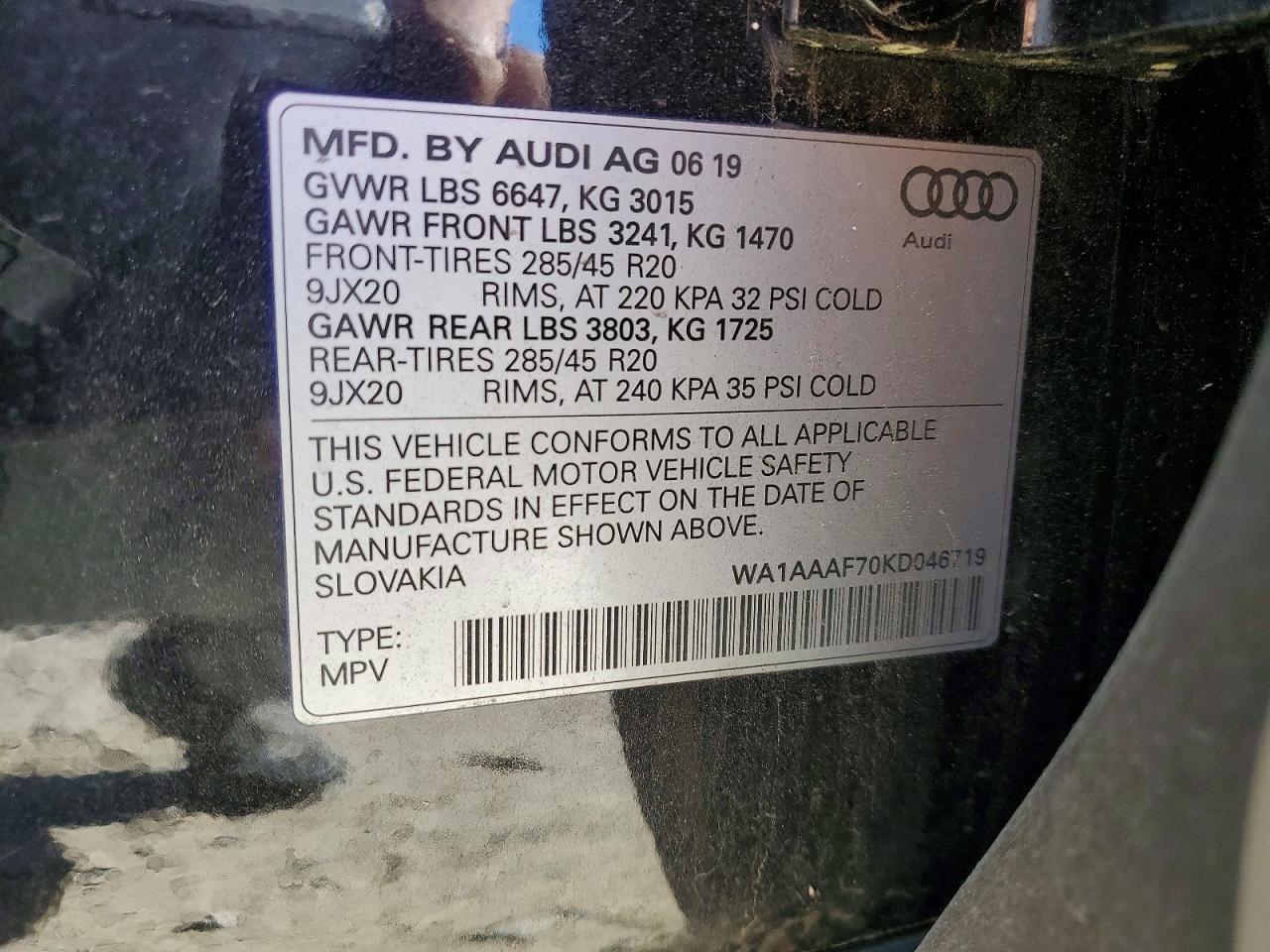 2019 AUDI Q7