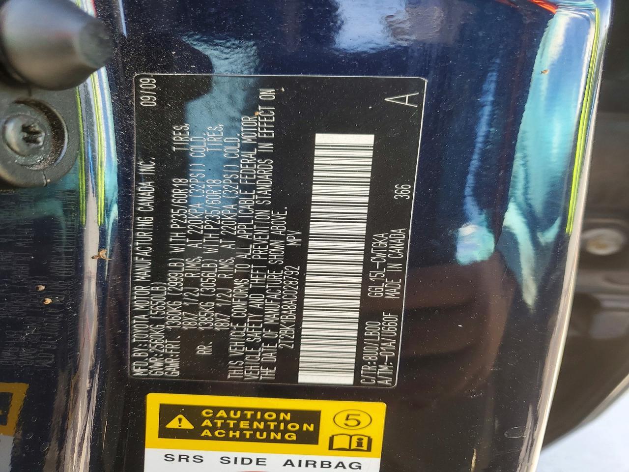 2010 LEXUS RX 350