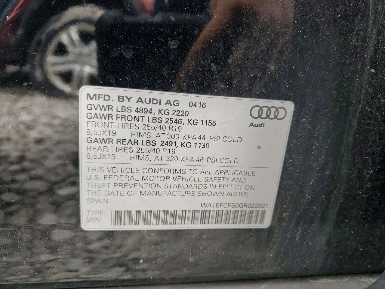 2016 AUDI Q3