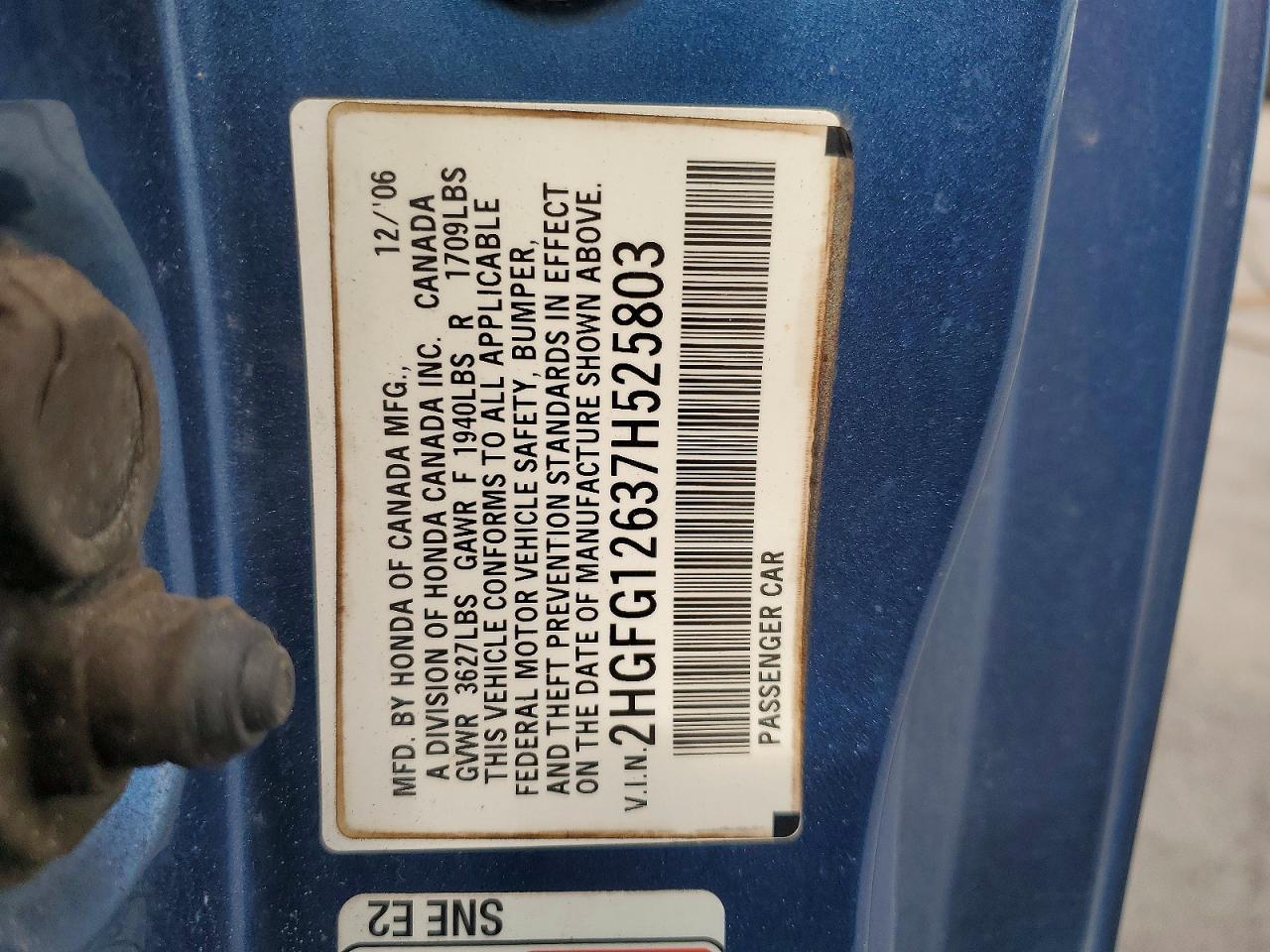 2007 HONDA CIVIC