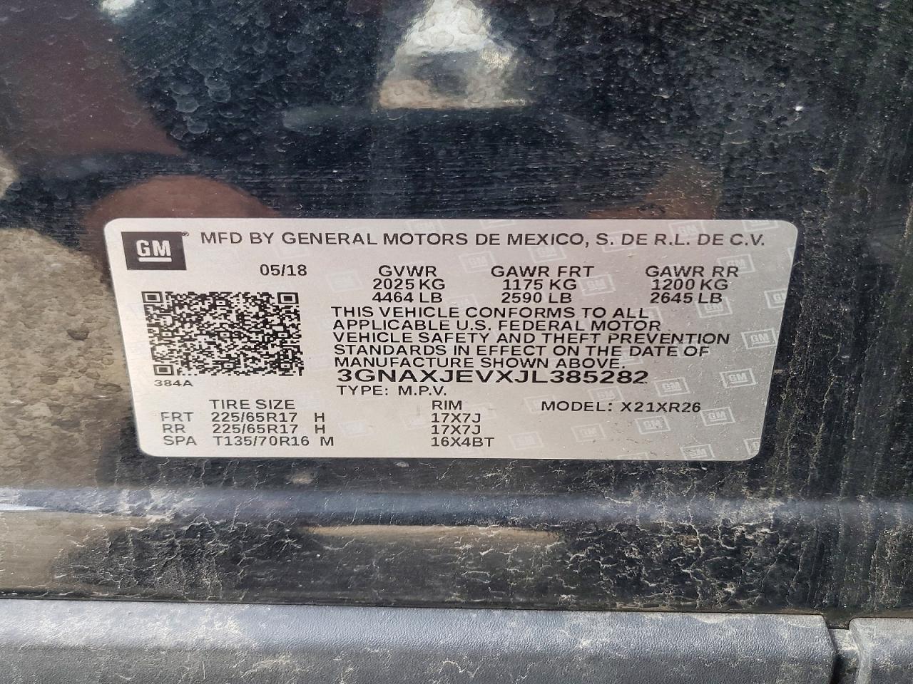 2018 CHEVROLET EQUINOX