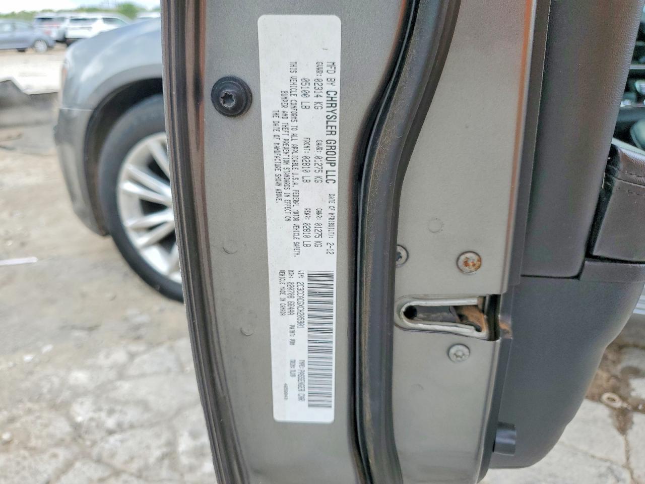 2012 CHRYSLER 300