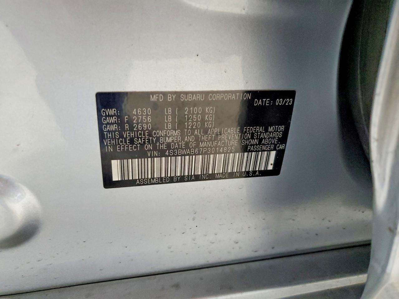 2023 SUBARU Legacy