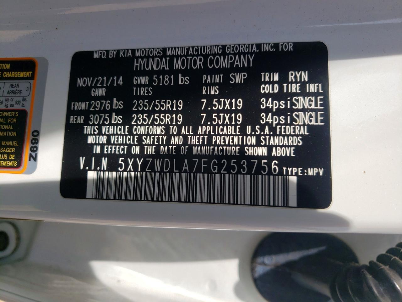 2015 HYUNDAI