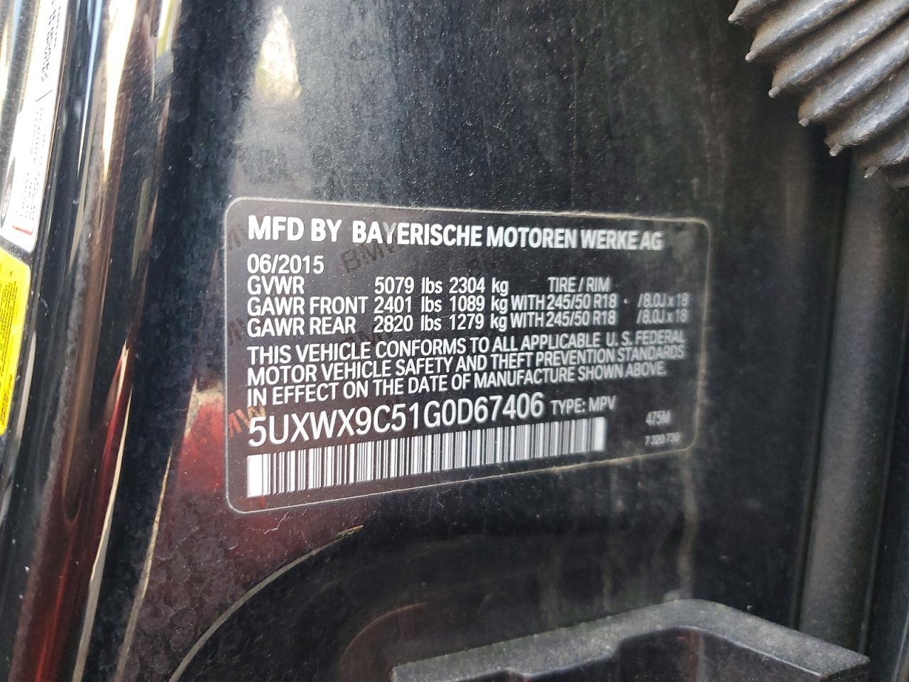2016 BMW X3