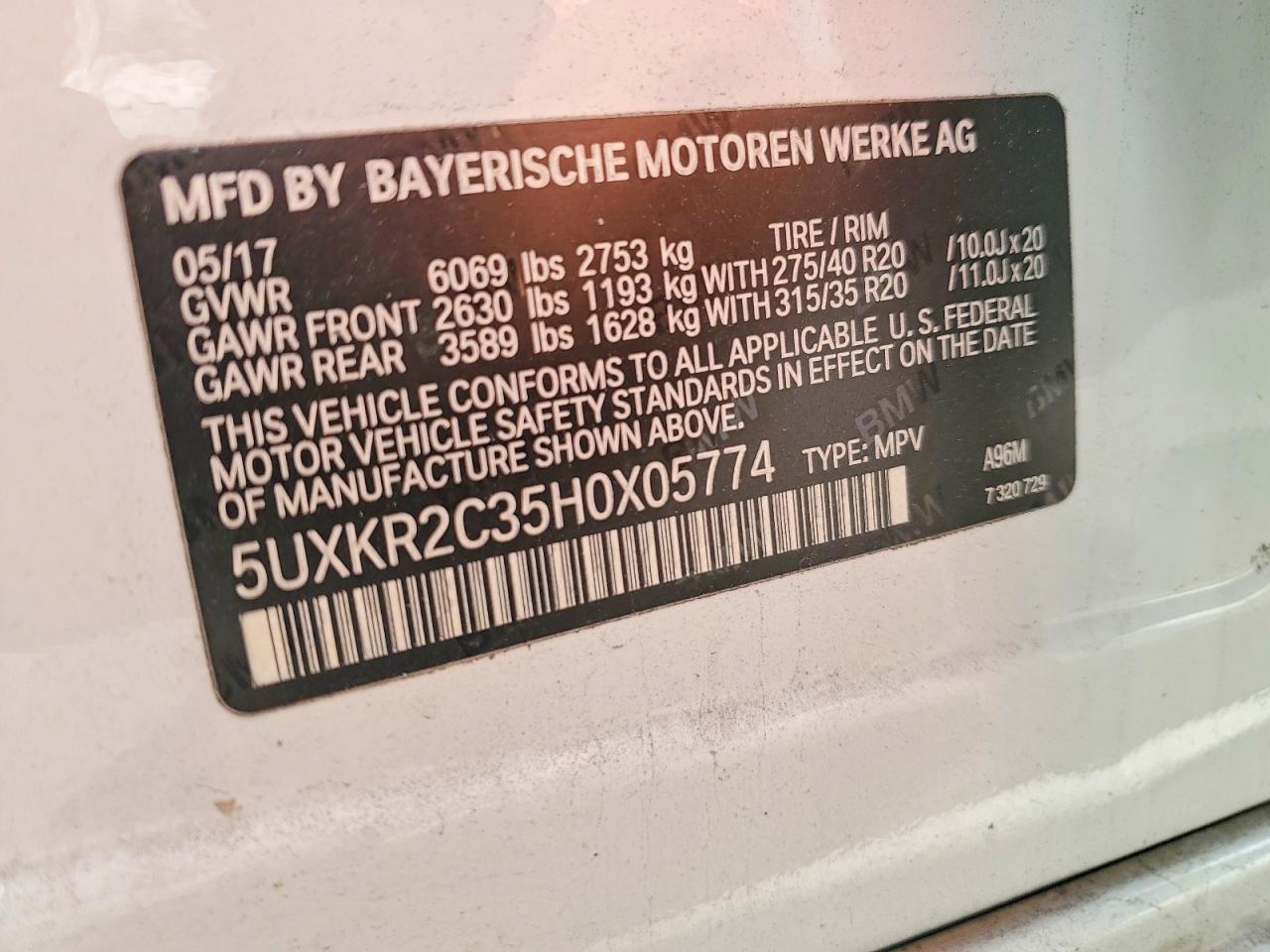 2017 BMW X5