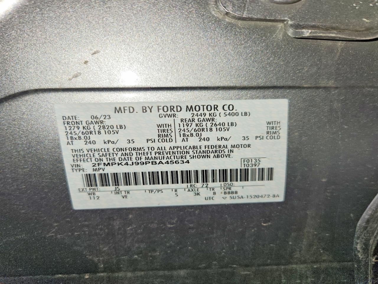 2023 FORD EDGE