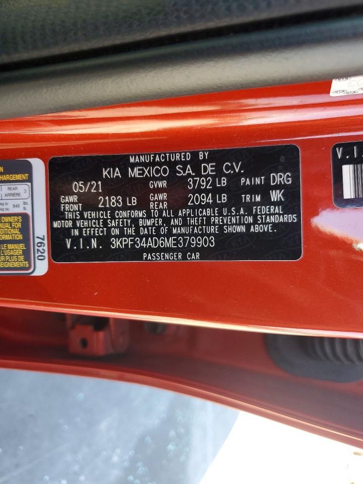 2021 KIA FORTE