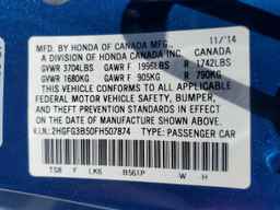 2015 HONDA CIVIC