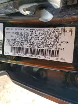 2007 TOYOTA TACOMA