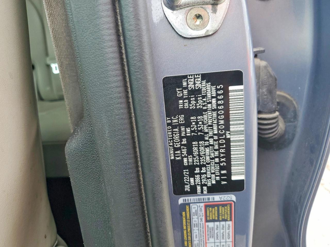 2021 KIA SORENTO