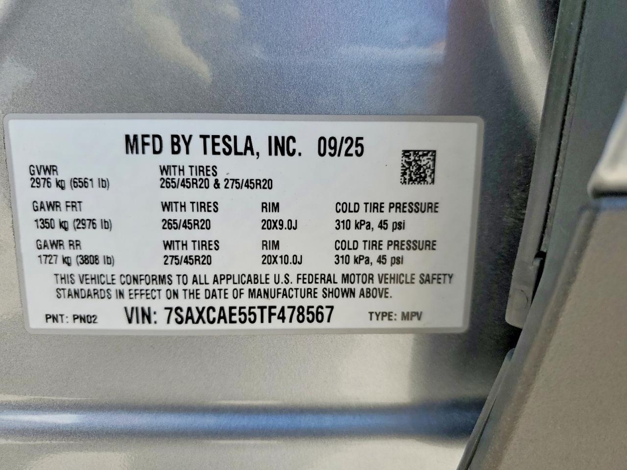 2026 TESLA MODEL X