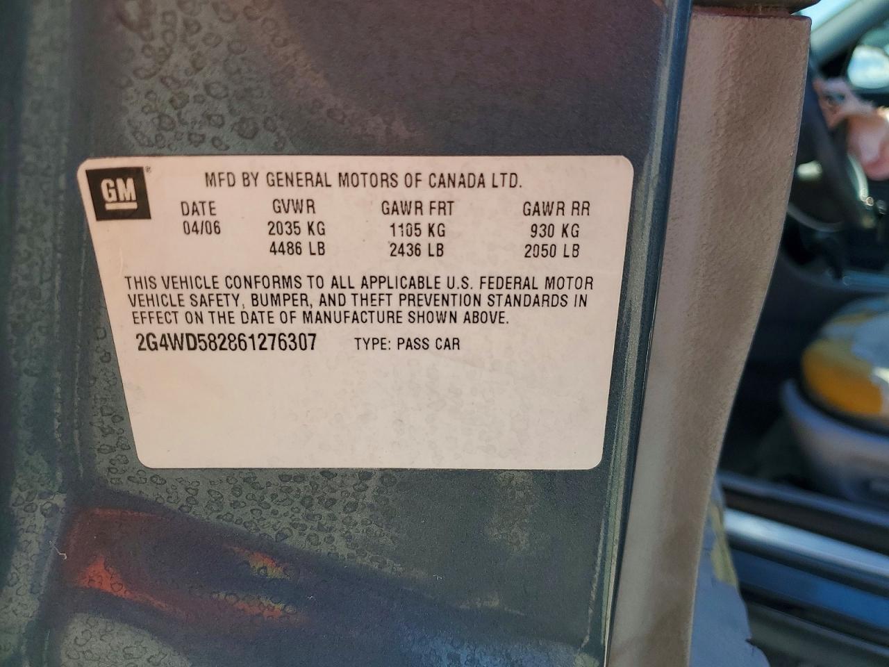 2006 BUICK LACROSSE