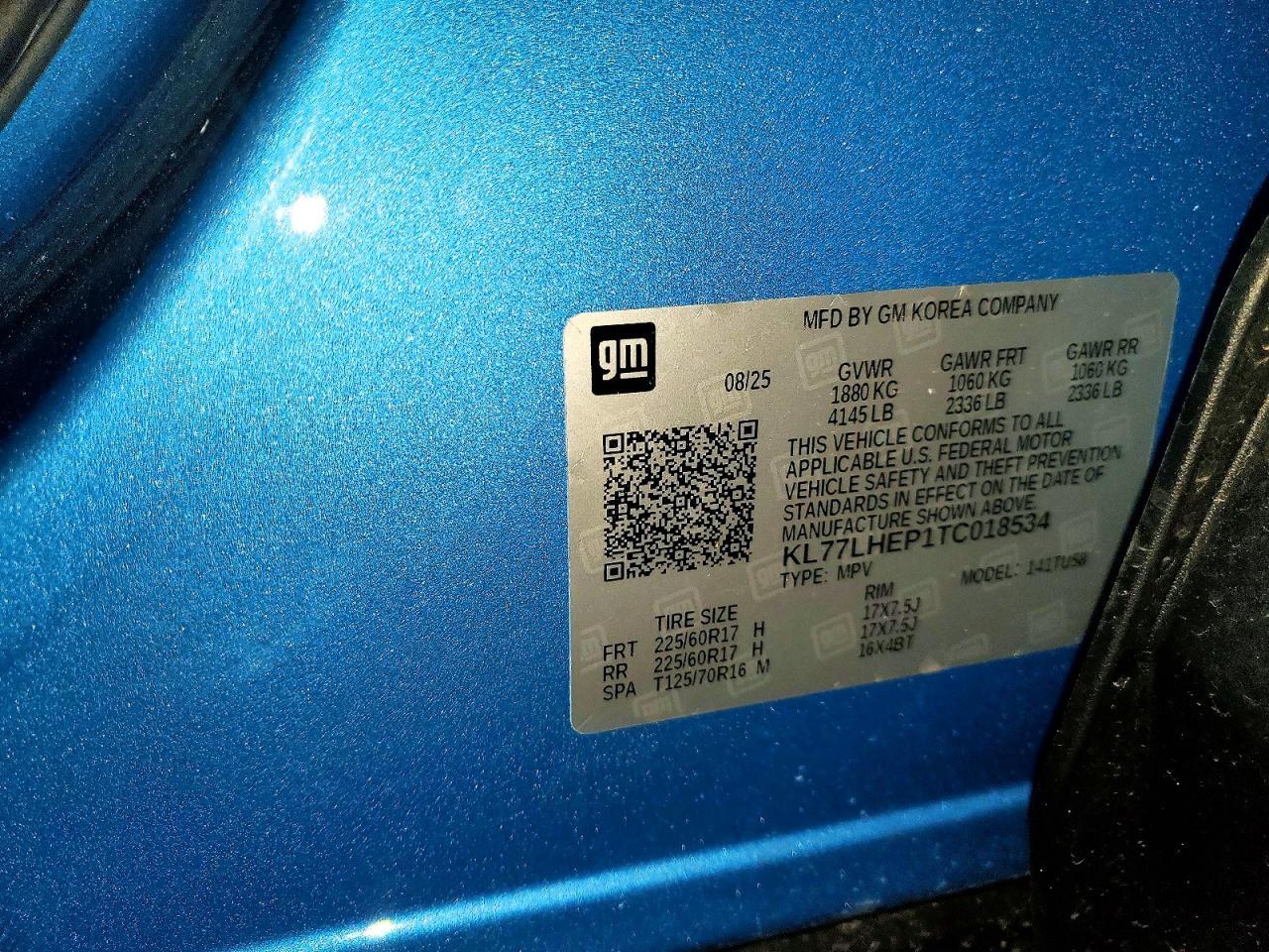 2026 CHEVROLET TRAX
