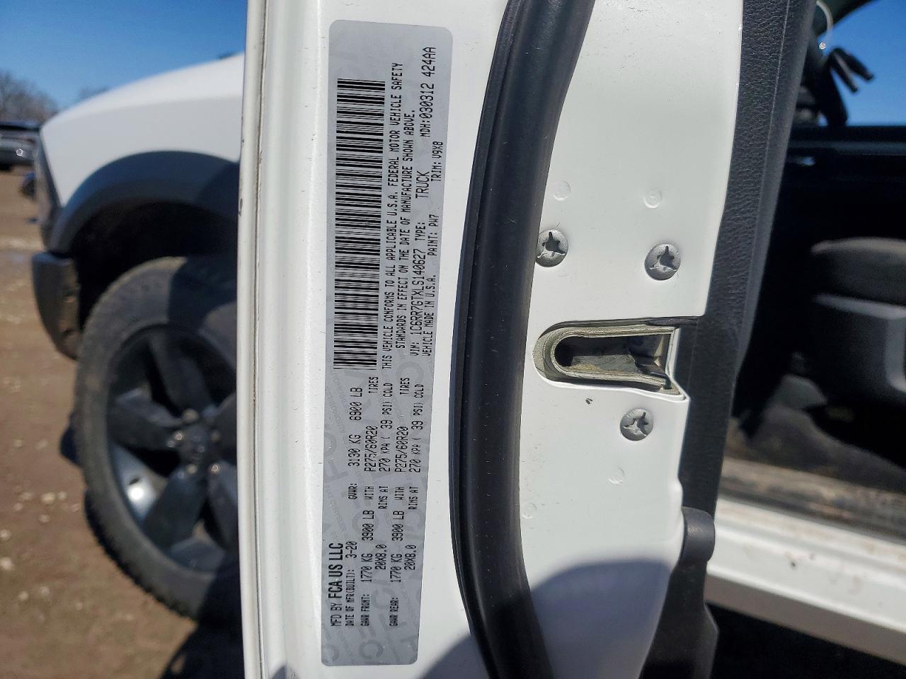2020 RAM 1500