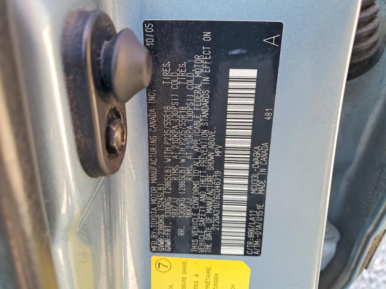 2006 LEXUS Rx 330