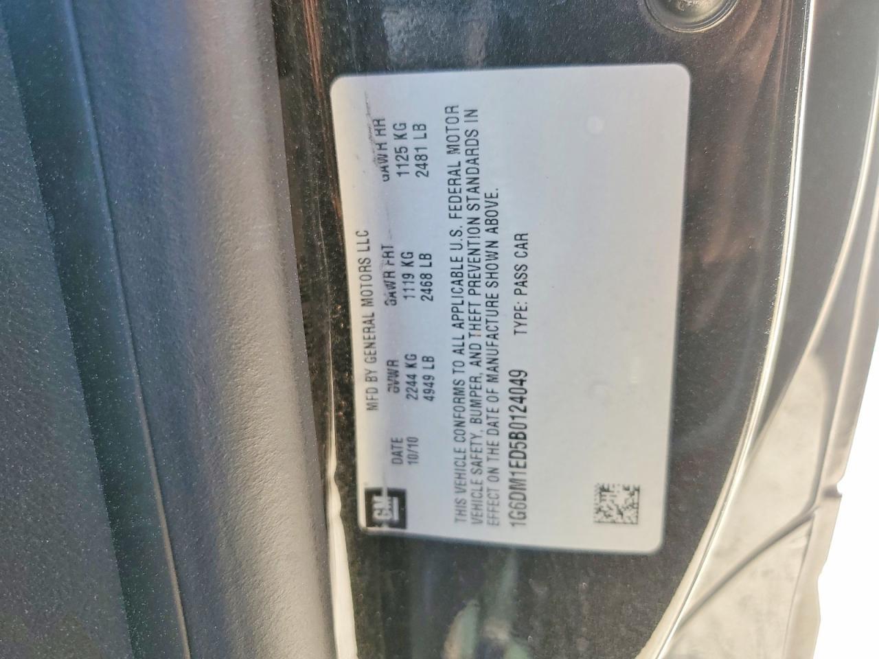 2011 CADILLAC CTS