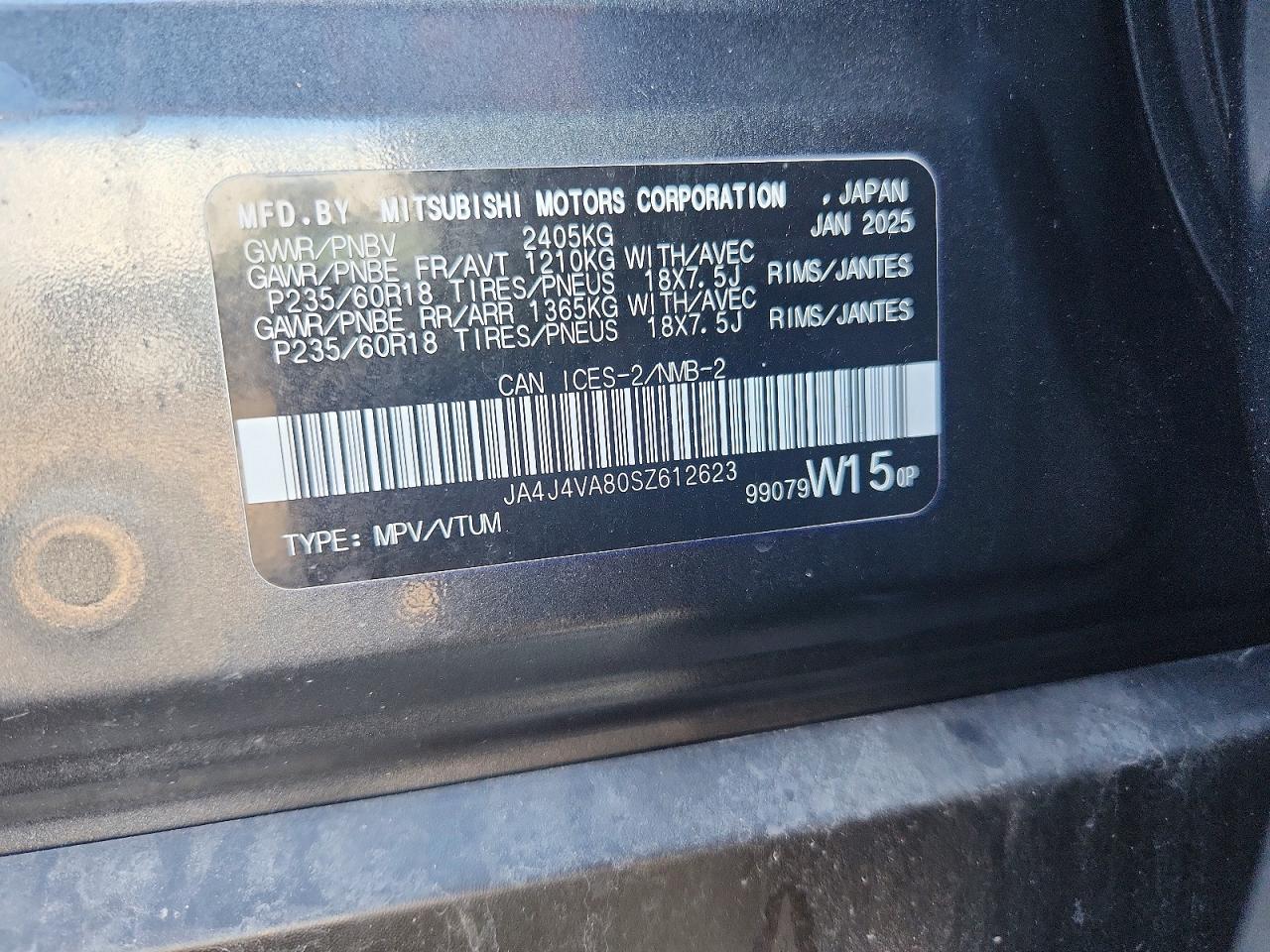 2025 MITSUBISHI outlander