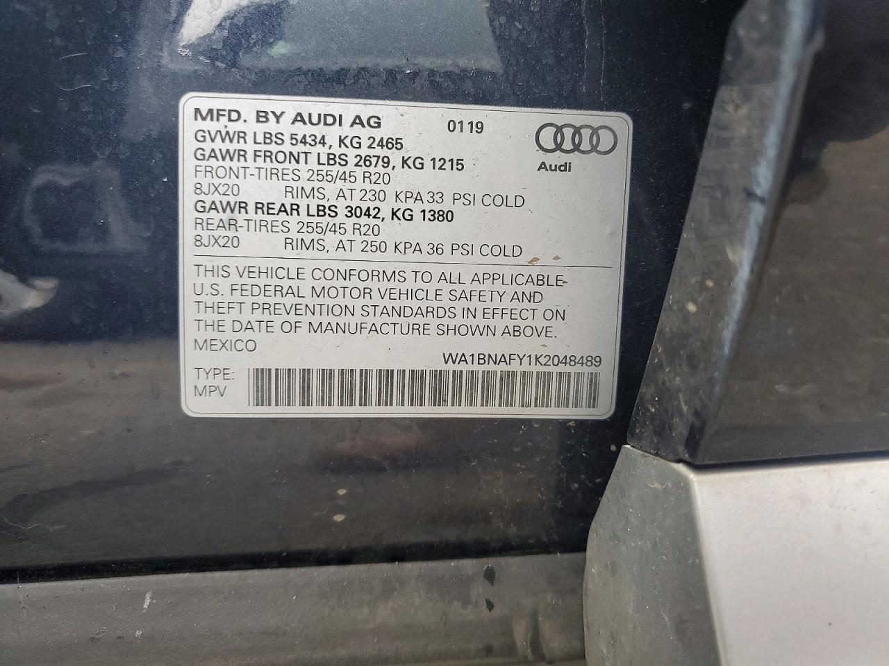 2019 AUDI Q5