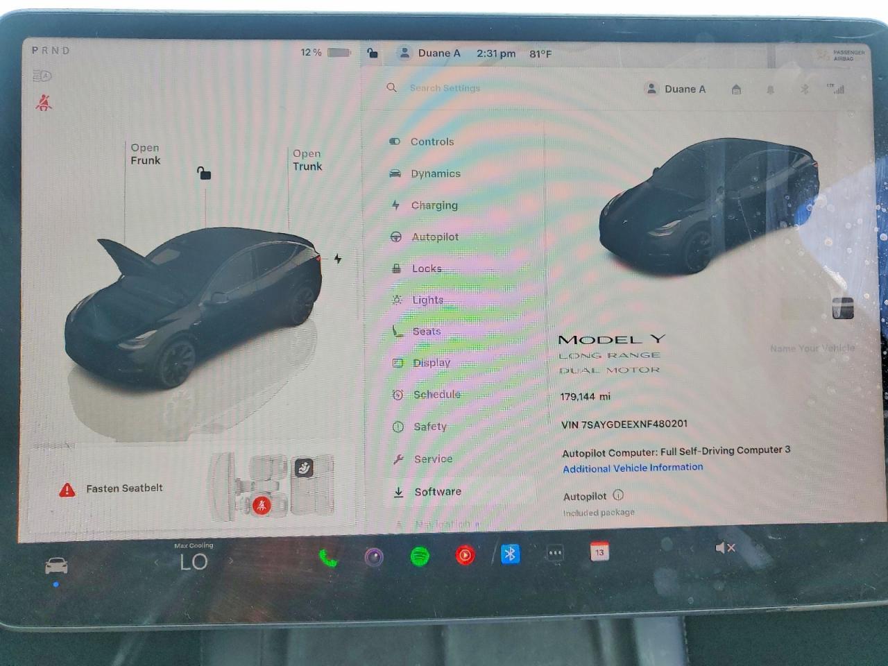 2022 TESLA MODEL Y