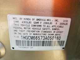 2003 HONDA ACCORD