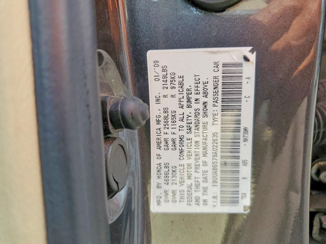 2009 ACURA TL